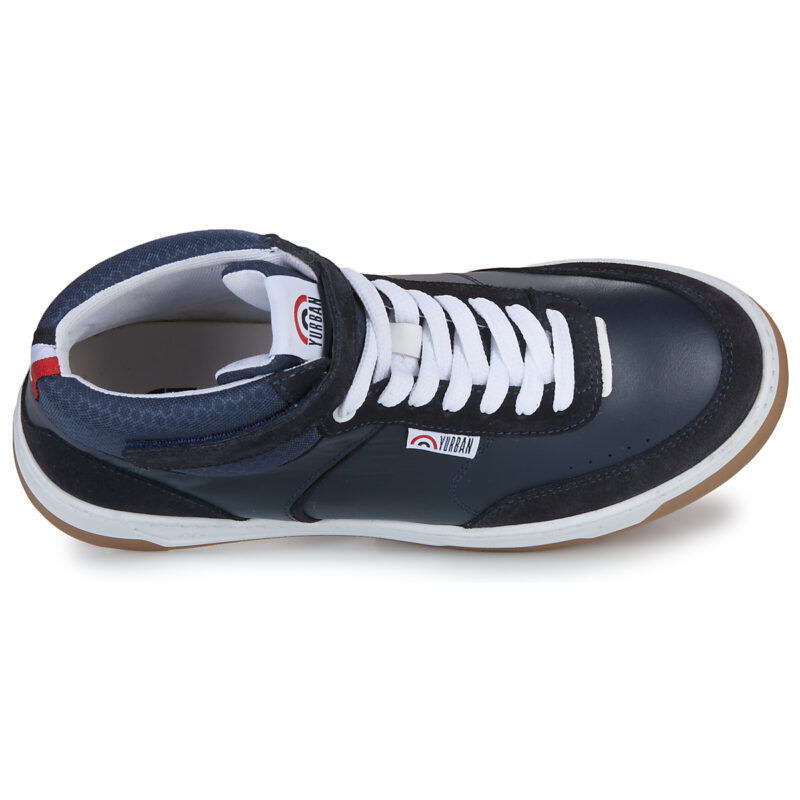 Yurban BROOKLYN Blaue High-Top-Sneaker Herren - 6