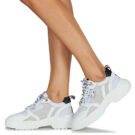 Yurban MILANO Wei&szlig;e Sneaker niedrig Damen - 8