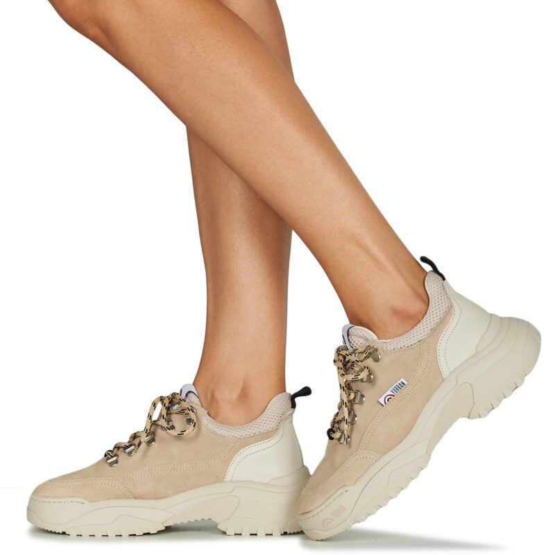 Yurban ROMA Beige Niedrige Sneaker Damen - 8