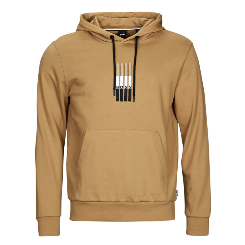 BOSS Seeger 117 Beige Hoodies Men's Hoodies - 1