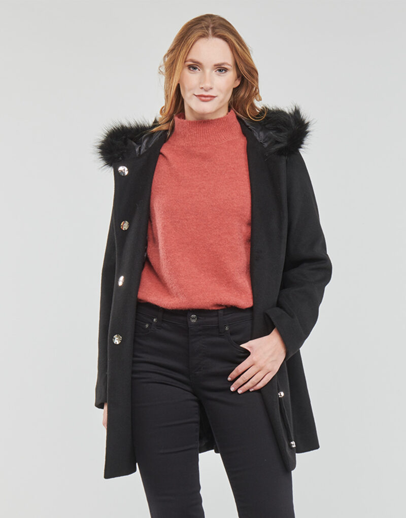 Kap Betty London MELINDA Black Mantelle Frau - 2