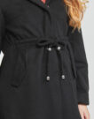 Kap Betty London MELINDA Black Mantelle Frau - 5