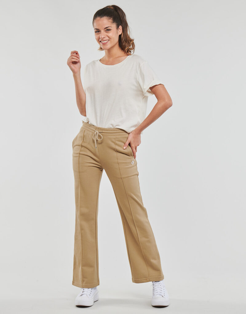 Pantalón Cargo Converse KNIT PANT Beige Pantalón Cargo Mujer - 2