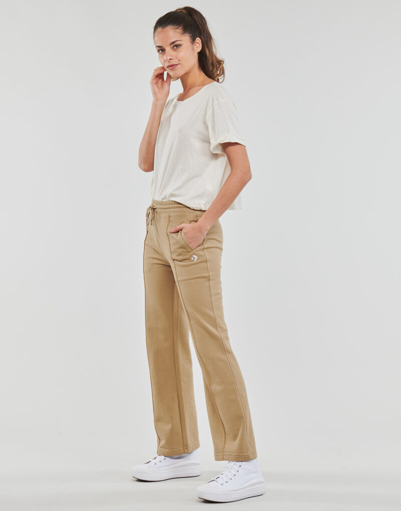 Pantalón Cargo Converse KNIT PANT Beige Pantalón Cargo Mujer - 3