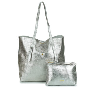 Betty London SIMONE Argento Borse Shopping Donna