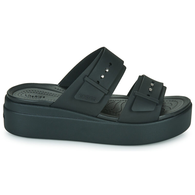 Sandales Crocs CROCS BROOKLYN LOWWDG W noires pour femmes - 2