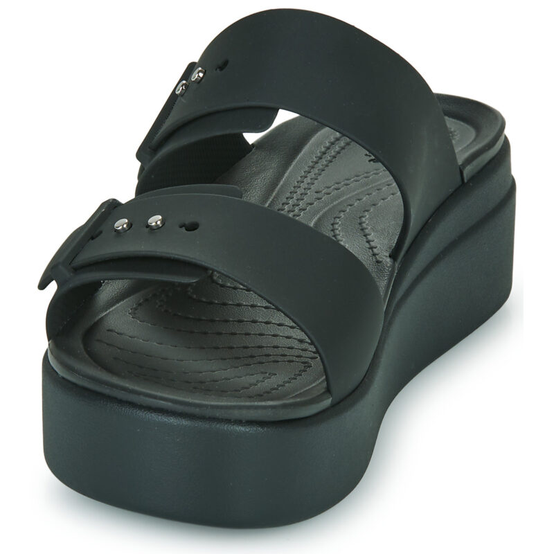 Sandales Crocs CROCS BROOKLYN LOWWDG W noires pour femmes - 3