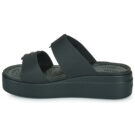 Sandales Crocs CROCS BROOKLYN LOWWDG W noires pour femmes - 4