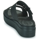 Sandales Crocs CROCS BROOKLYN LOWWDG W noires pour femmes - 5