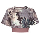 T-shirt  adidas  W AOP CRP TEE  Viola -  T-shirt maniche corte Donna - 1