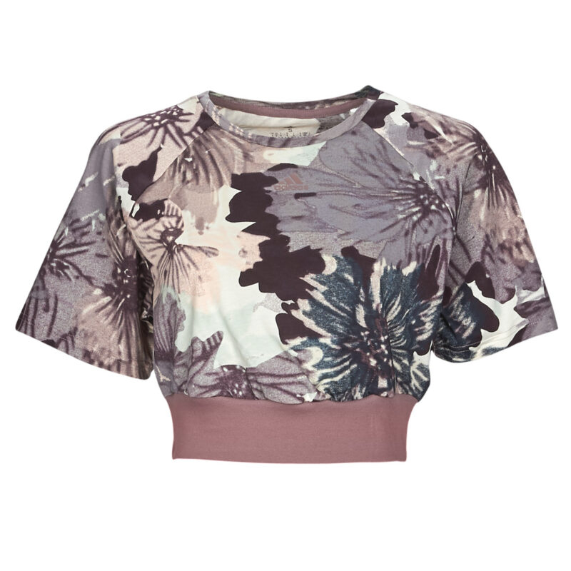 T-shirt  adidas  W AOP CRP TEE  Viola -  T-shirt maniche corte Donna - 1