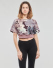 T-shirt  adidas  W AOP CRP TEE  Viola -  T-shirt maniche corte Donna - 2
