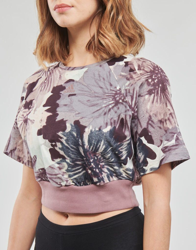 T-shirt  adidas  W AOP CRP TEE  Viola -  T-shirt maniche corte Donna - 5