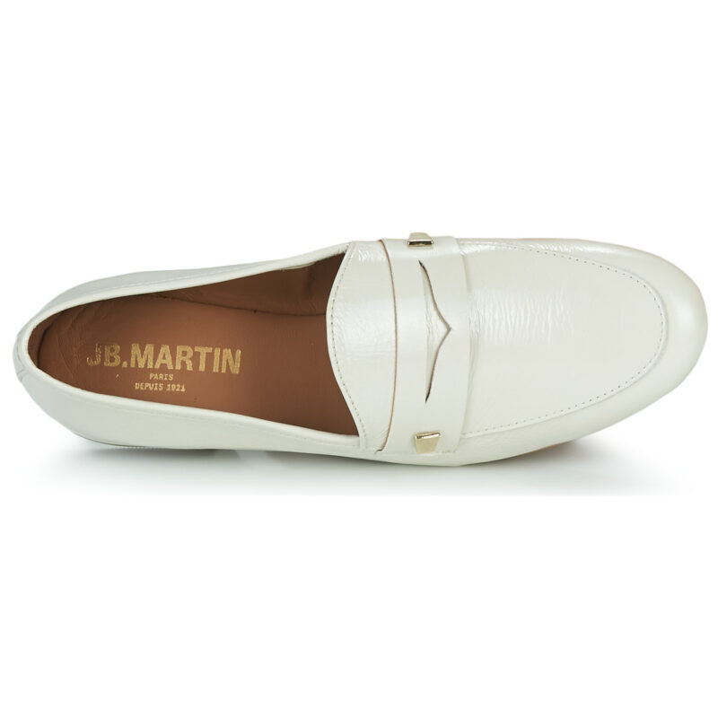 JB Martin FRANCHE SOFT Bianco Mocassini Donna - 6
