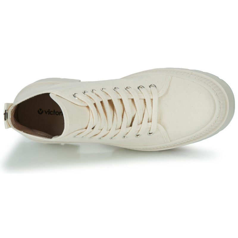 Victoria CIELO LONA Beige Sneakers alte Donna - 6