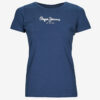 T-shirt  Pepe jeans  NEW VIRGINIA  Marine T-shirt maniche corte Donna