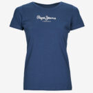 T-Shirt Pepe jeans NEW VIRGINIA Marine T-Shirt kurzarm Damen - 1