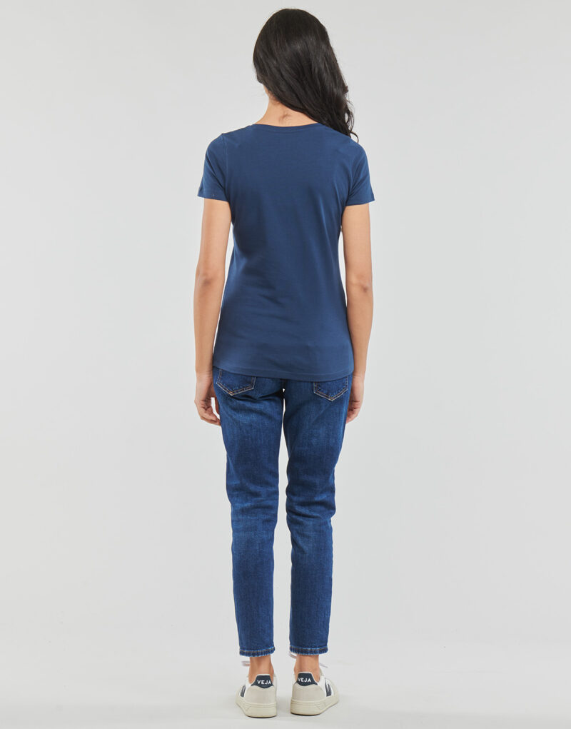 T-Shirt Pepe jeans NEW VIRGINIA Marine T-Shirt kurzarm Damen - 4