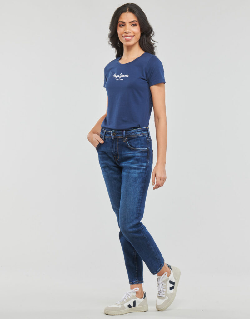 Jeans Mom  Pepe jeans  VIOLET  Blu -  Jeans Mom Donna - 3