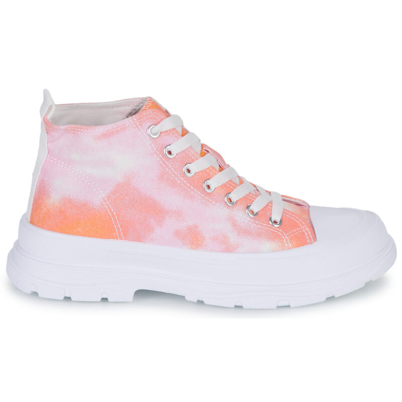 Moony Mood HIGHER Arancio Sneakers alte Donna - 2
