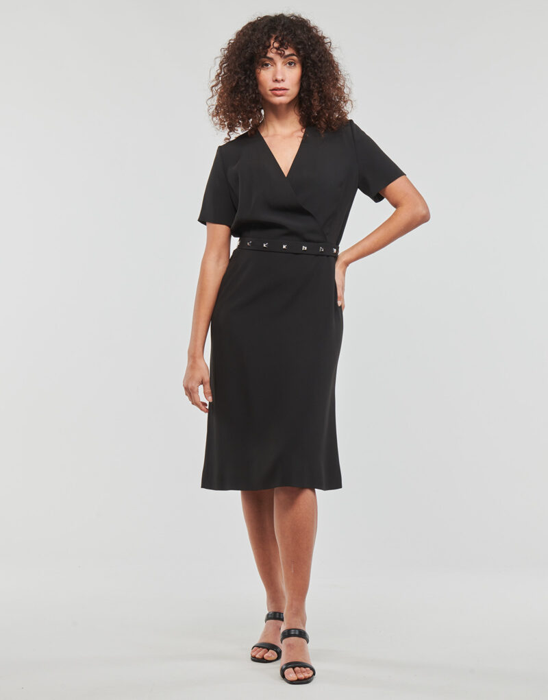 Kurzes Kleid BOSS Diriva Schwarz Kurze Kleider Damen - 2