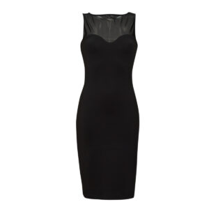 Abito   Guess  AMANDA DRESS  Nero -   Abiti Lunghi Donna