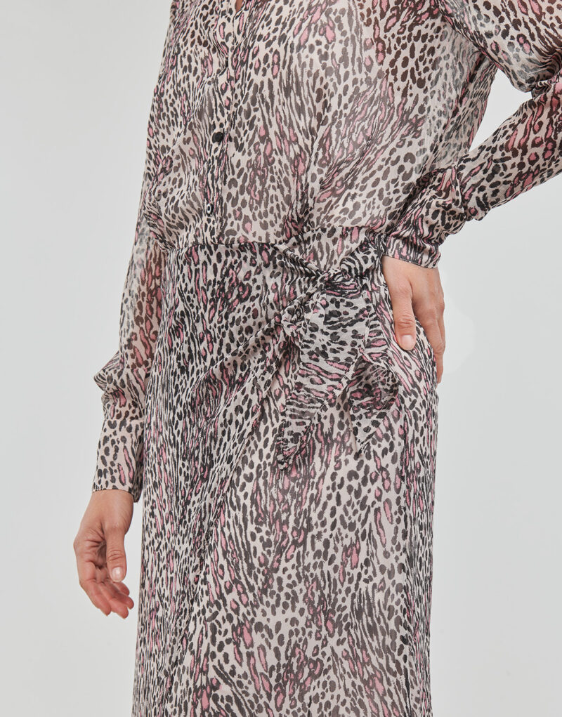 Kleiden Guess LAMA DRESS Multicolore Abiti Lunghi Donna - 5