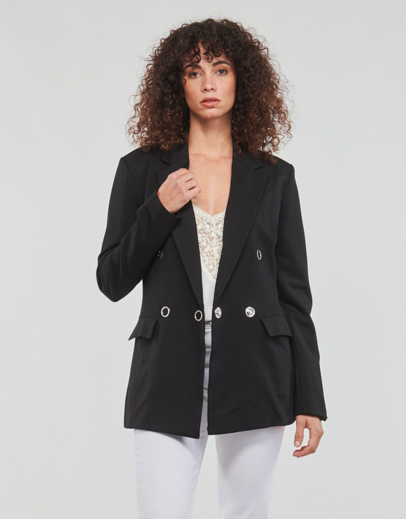 Jacke Guess DAFNE BLAZER Nero Giacche Donna - 2