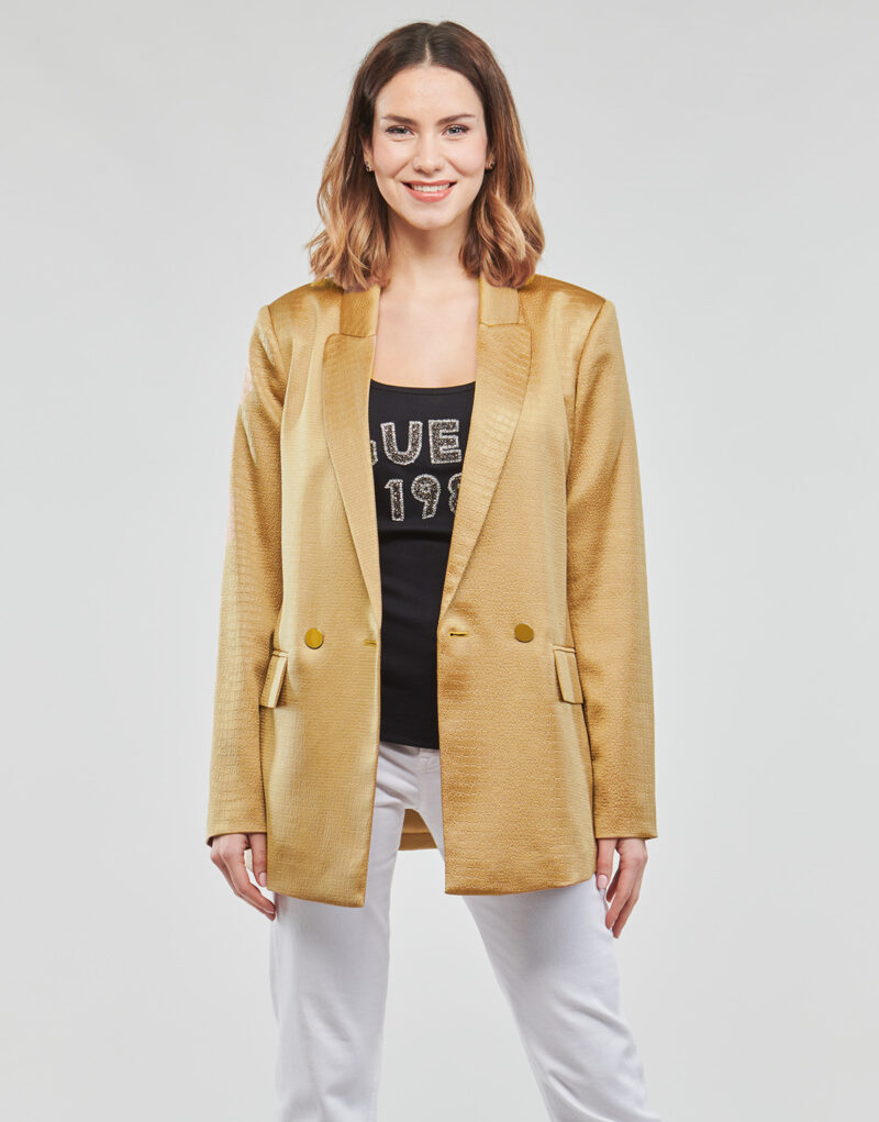 Jacke Guess ADRIANA BLAZER Beige Damenjacken - 2