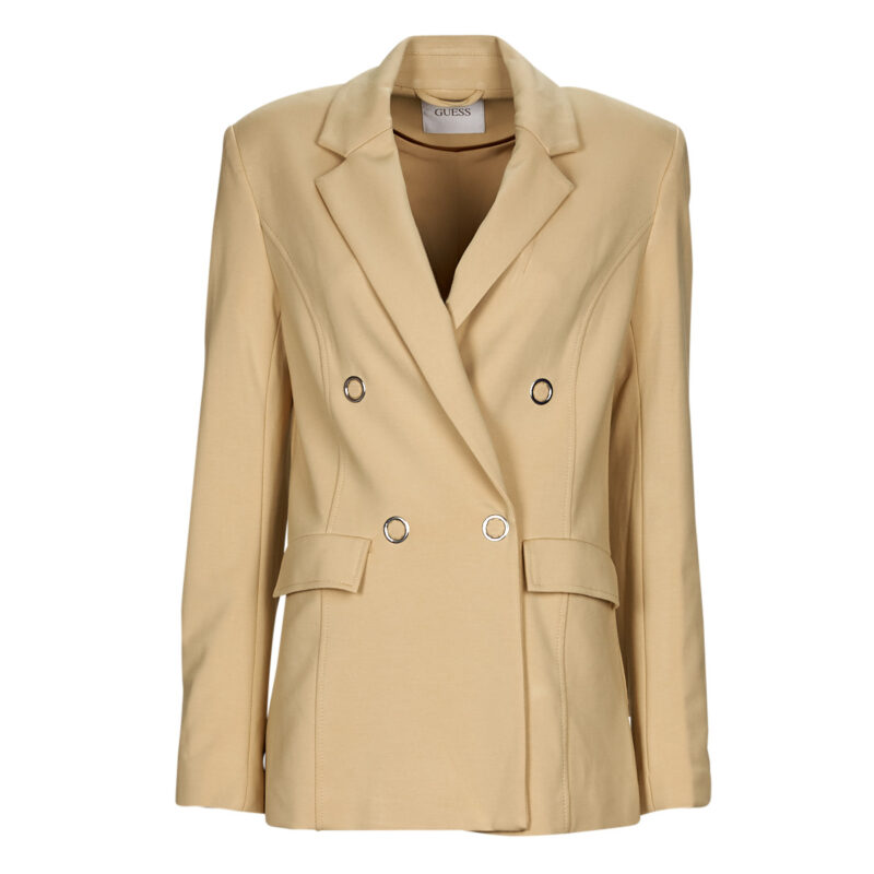 Coat Guess DAFNE BLAZER Beige Giacche Donna - 1