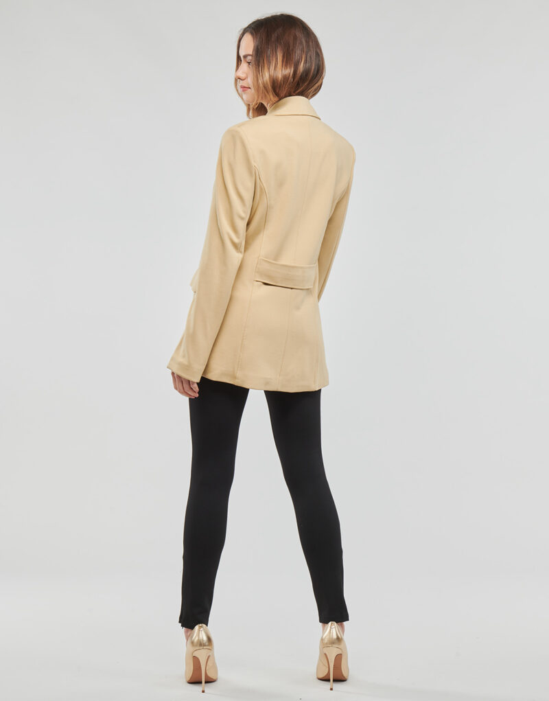 Coat Guess DAFNE BLAZER Beige Giacche Donna - 3
