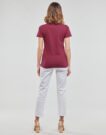 T-shirt Guess T-shirt &agrave; manches courtes SS CN ICON TEE Bordeaux pour femme - 4