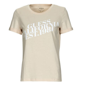T-shirt  Guess  SS CN AURELIA TEE  Beige -  T-shirt maniche corte Donna