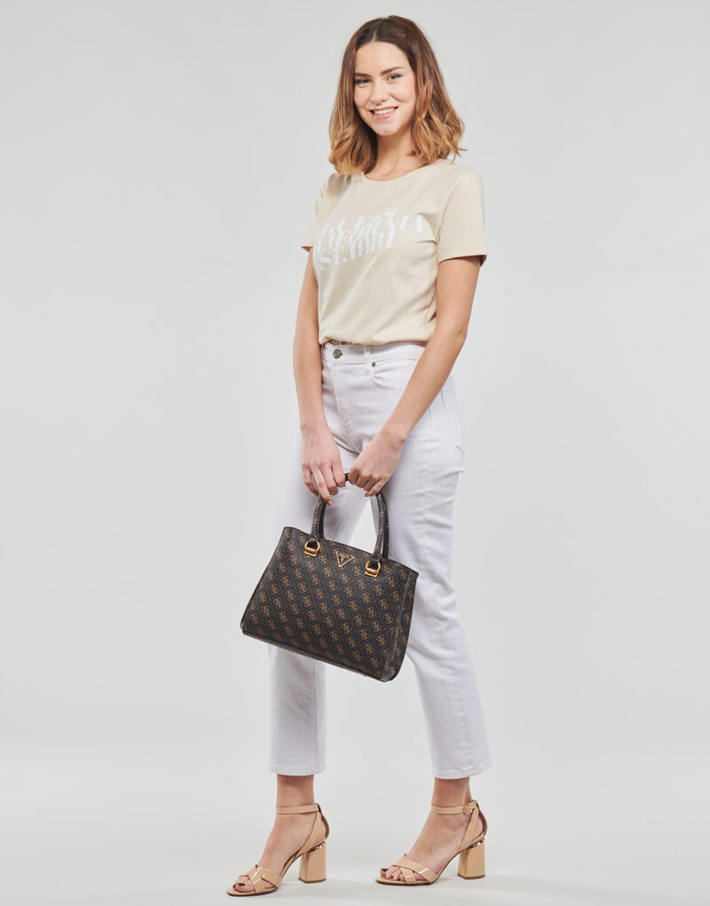 T-Shirt Guess SS CN AURELIA TEE Beige T-shirt maniche corte Donna - 3
