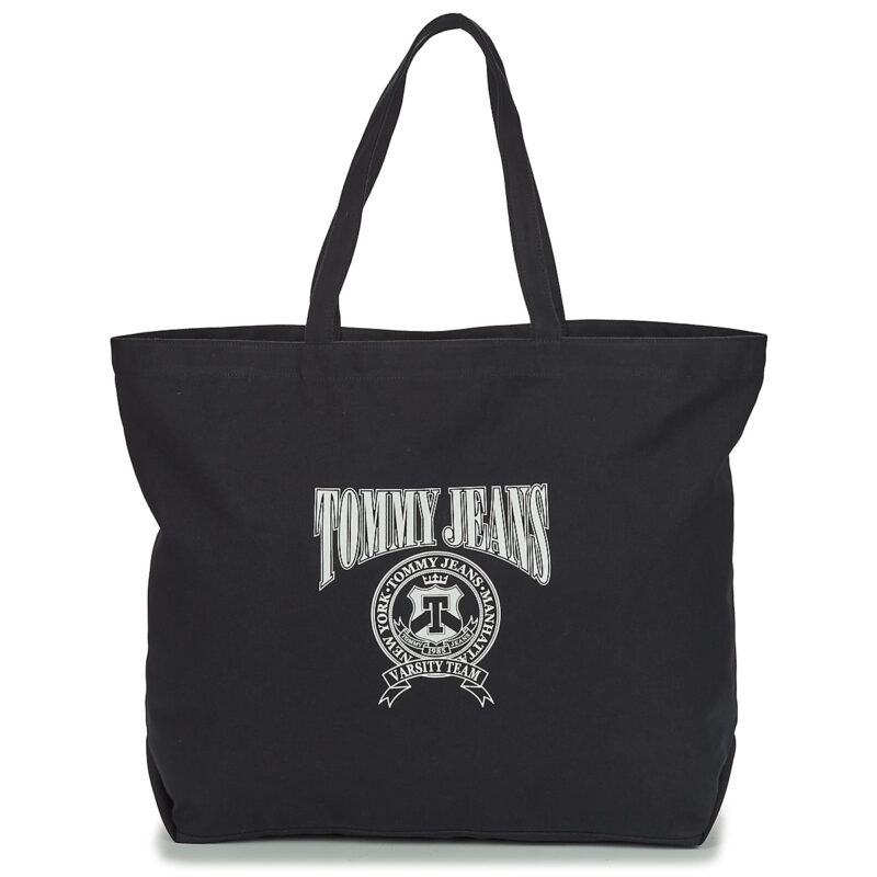 Sac cabas Tommy Jeans TJW en toile noire pour femme - 1