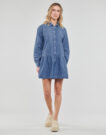 Tommy Jeans TJW CHAMBRAY SHIRT DRESS Blue Short Dresses Women - 2