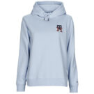 Felpe con cappuccio Tommy Hilfiger REG MONOGRAM EMB HOODIE Blu Felpe con cappuccio Donna - 1