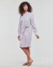Abito corto Tommy Hilfiger ORG CO GBL STP KNEE SHIRT DRESS Bianco Abiti corti Donna - 3