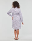 Abito corto Tommy Hilfiger ORG CO GBL STP KNEE SHIRT DRESS Bianco Abiti corti Donna - 4