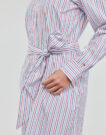Abito corto Tommy Hilfiger ORG CO GBL STP KNEE SHIRT DRESS Bianco Abiti corti Donna - 5