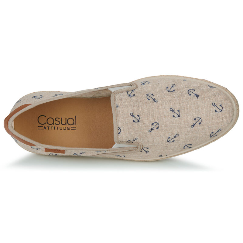 Casual Attitude Espadrilles pour homme ELVAM beiges - Taille 6