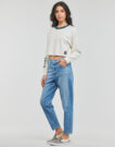 Langarm-T-Shirts Levis GRAPHIC LS CROP REESE Bianco T-shirts a maniche lunghe Donna - 3