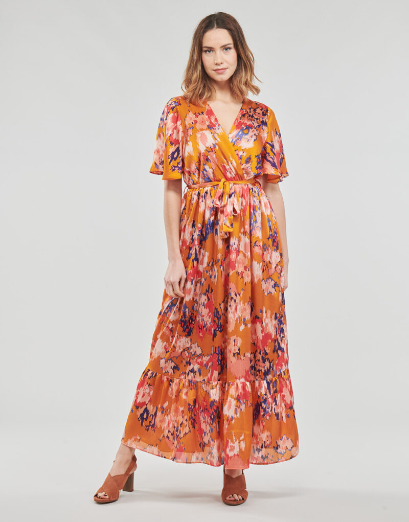 Abito Betty London ANYA Arancio Abiti Lunghi Donna - 2