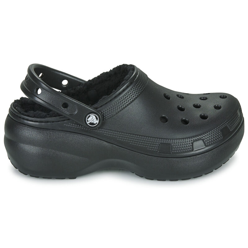 Crocs  Classic Platform Lined Clog W  Nero -  Zoccoli Donna - 2
