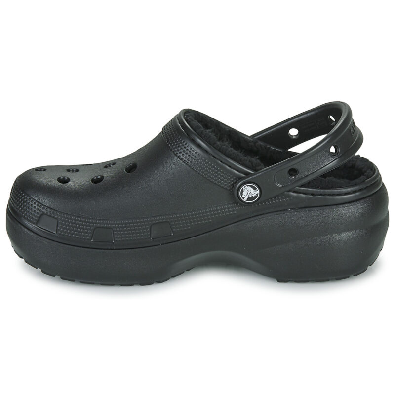 Crocs  Classic Platform Lined Clog W  Nero -  Zoccoli Donna - 4
