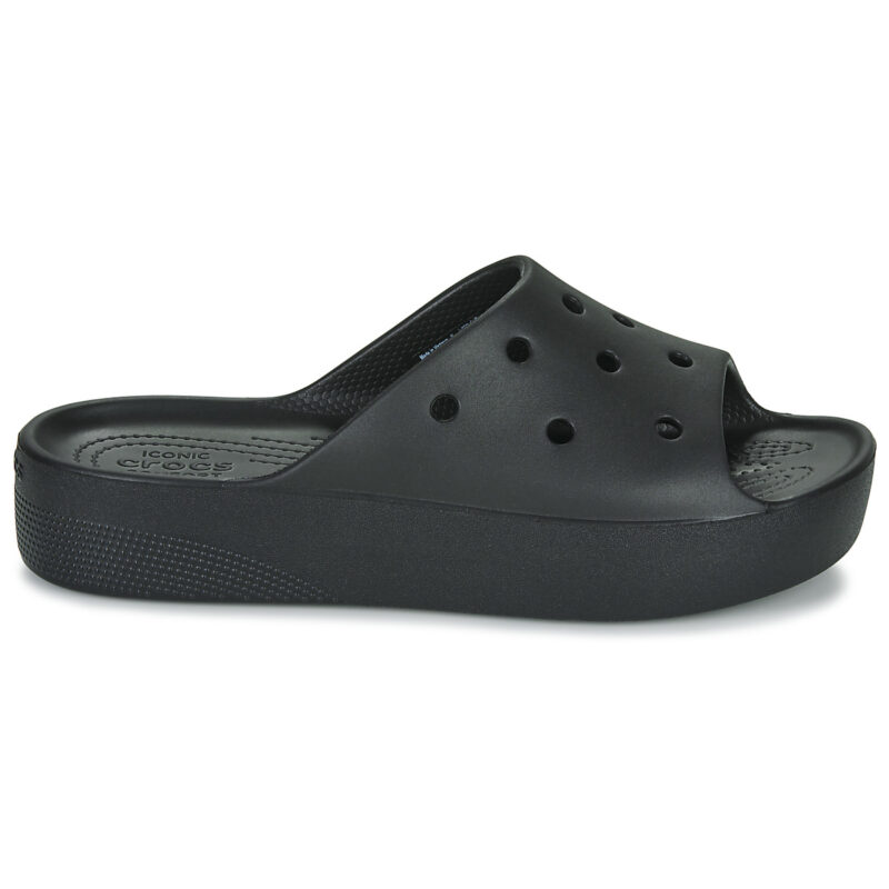 Crocs  Classic Platform Slide  Nero -   ciabatte Donna - 2