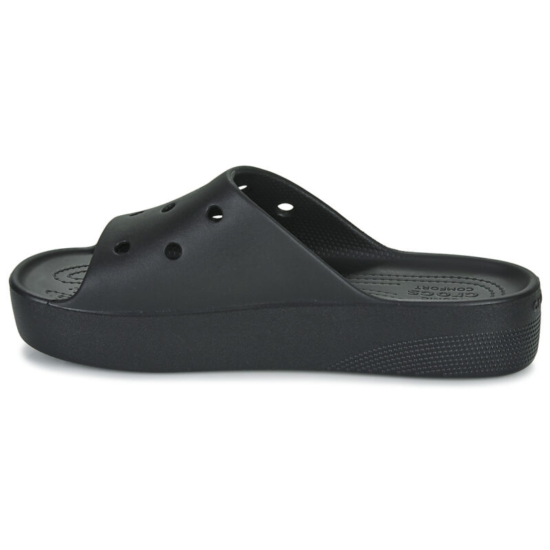 Crocs  Classic Platform Slide  Nero -   ciabatte Donna - 4