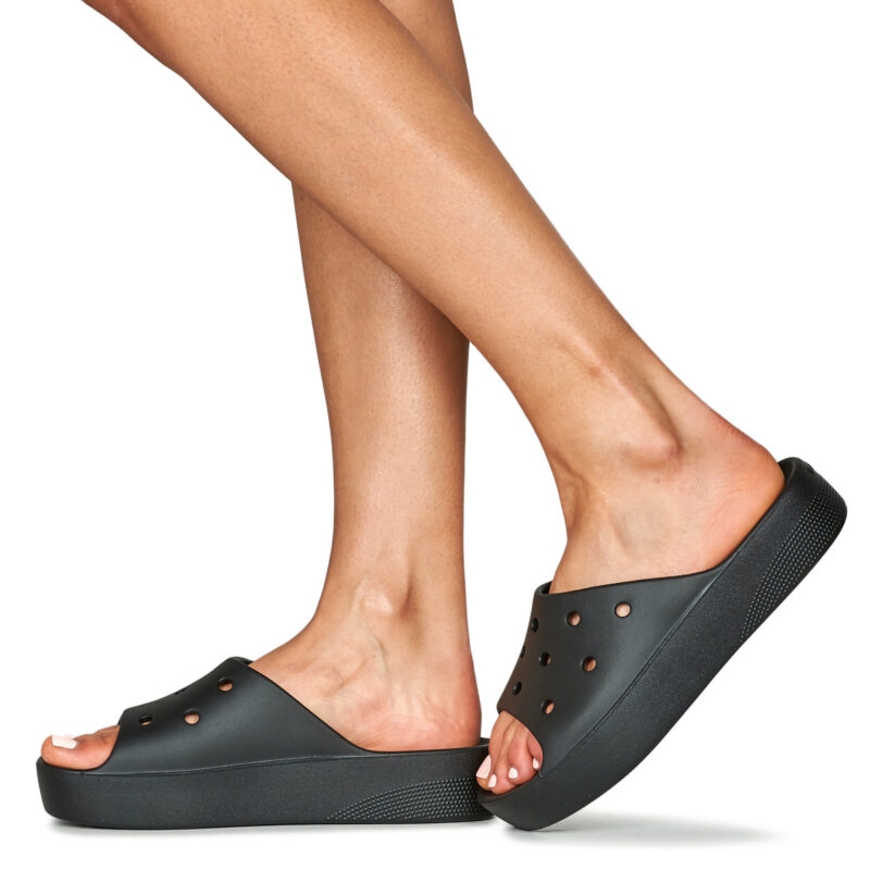 Crocs  Classic Platform Slide  Nero -   ciabatte Donna - 8
