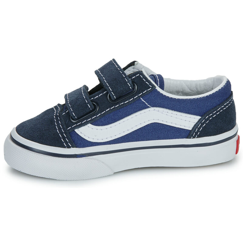 Vans OLD SKOOL V Blu - Sneakers Bambino - 4