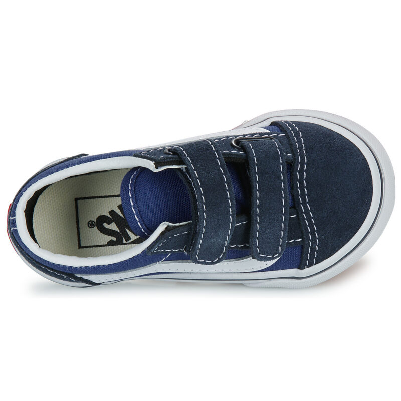Vans OLD SKOOL V Blu - Sneakers Bambino - 6
